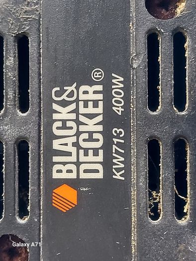 BLACK & DECKER KW713 Planer 400W in excellent condition, working perfect
