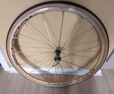 Gold Shamal Ultra Front Wheel Mint Clincher