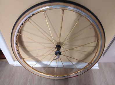 Gold Shamal Ultra Front Wheel Mint Clincher