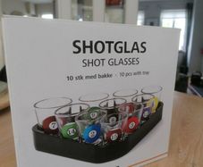 Pool Table Shot Glasses Set