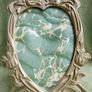 Vintage Botanical Brass Photo Frame Image 2