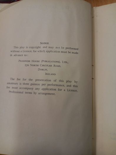 the lost years: a play in 3 acts by James Cheasty