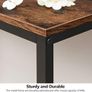 Console Table, 180 CM Narrow Long Sofa Table, Entryway Table, Industrial Sofa Table, Side Table, for Hallway, Living Room, Sturdy and Stable, Easy to Assemble, Rustic Brown Image 3