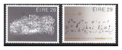 1983 Ireland Europa: Great Works of the The Human Genius Commemorative Stamps Mint Never Hinged (MNH)