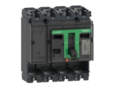Schneider Electric, ComPacT NSX MCCB 4P 160A, Fixed Mount