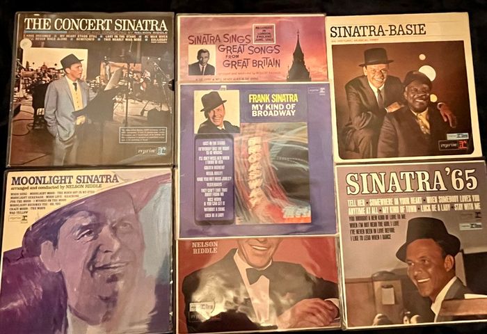 7 Sinatra Reprise albums original pressings