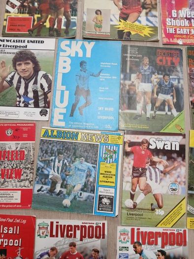 football program lot all Liverpool fc related