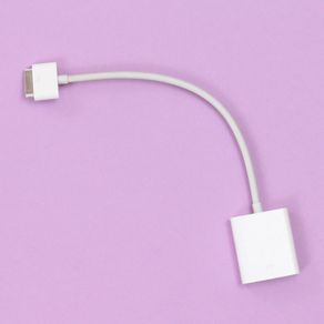 Genuine Apple 30-Pin to VGA Adapter Cable [A1368] for iPad, iPod, iPhone (Used)