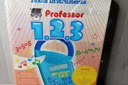 Texas Instruments Peofessor 1.2.3 Kids Calculator Toy - Rare 1990 - New Sealed