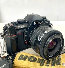 Nikon F-501 SLR camera with AF Nikkor 35-70mm lens