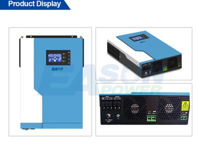Soalr Inverter 5500W MPPT 100A 500VDC PV Input 220VAC 24V 48VDC 3.5KW Pure Sine Wave hybrid inverter With WiFI