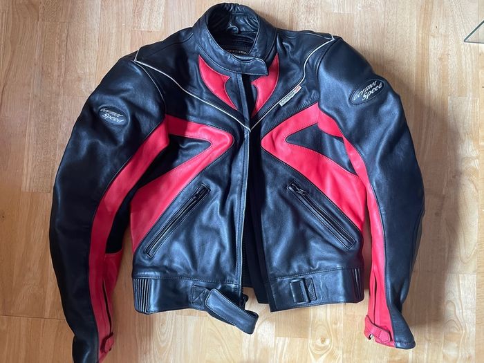 Womens motorcycle jacket + trousers plus extras