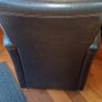 2 x leatherette tub armchairs Image 7