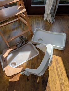 Hauck Alpha+ wooden tray and feeding tray