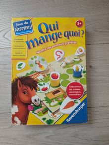 French Board Game: Qui Mange Quoi