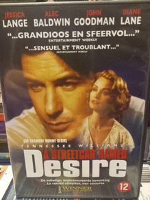 A Streetcar Named Desire Dvd 1995 Alec Baldwin Jessica Lange Tennessee Williams
