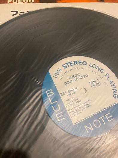 Donald Bird Fuego Blue Note LP jazz vinyl records Japan issue