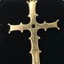Vintage 9ct yellow gold American cross Image 5