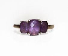 Sterling Silver Amethyst Ring