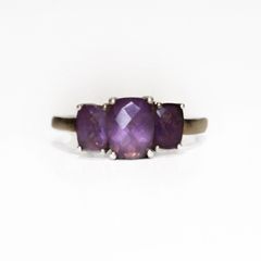 Sterling Silver Amethyst Ring