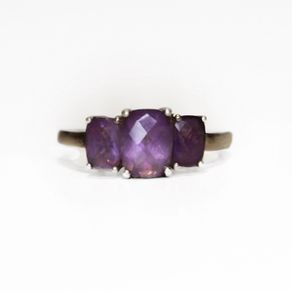 Sterling Silver Amethyst Ring