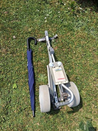 Golf Trolley+brolly