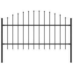 Garden Fence with Spear Top Steel