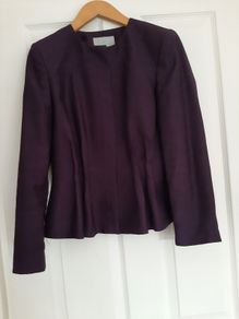 H&M aubergine coloured jacket