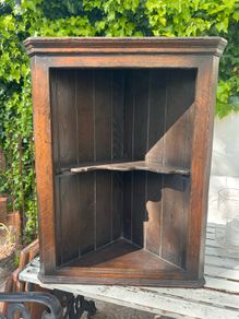Antique corner shelf