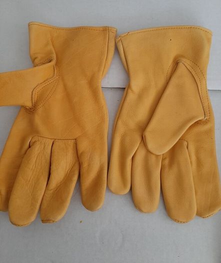 New 100% leather cow hide gloves