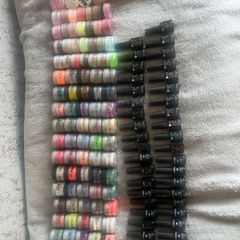 acrylic powders and gel polish