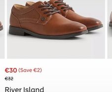 Boys brown shoes - size 2