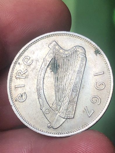 Irish 1967 Halfcrown Nice grade
