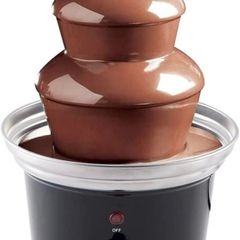 Large Size Stainless Steel Chocolate Fountain Fondue Set Electric 3-Tier Machine with Hot Melting Pot Base 500ml Capacity (FREE POSTAGE)