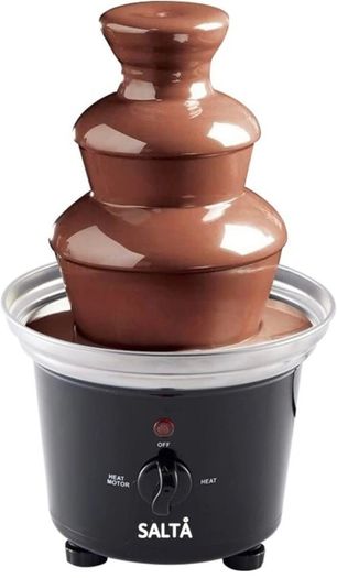 Large Size Stainless Steel Chocolate Fountain Fondue Set Electric 3-Tier Machine with Hot Melting Pot Base 500ml Capacity (FREE POSTAGE)