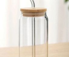 Aesthetic Matcha Glass Cup / Iced Tea / Latte Tumbler