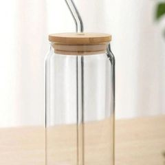 Aesthetic Matcha Glass Cup / Iced Tea / Latte Tumbler