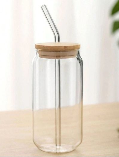 Aesthetic Matcha Glass Cup / Iced Tea / Latte Tumbler