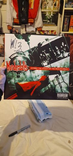 Murderdolls Signed Album By Wednesday 13