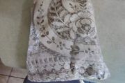 Antique handmade Embroidery tablecloth 110 X 110 CM.