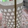 Tall White Laundry Basket Image 5