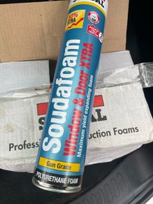 Expanding foam window doors builders
