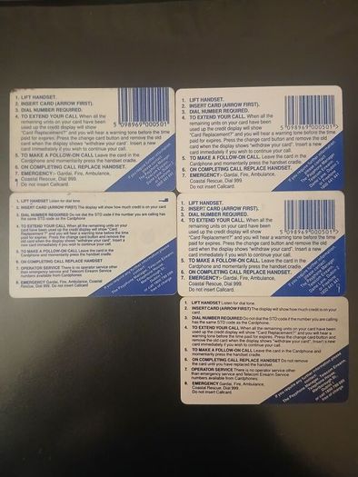 Trinity 400 callcard set