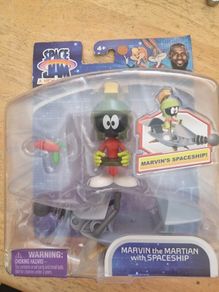 BRAND NEW Space Jam A New Legacy: Marvin the Martian with Spaceship Action Figure