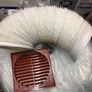 150 mm Terracotta Colour Exterior Grille  with Flexible Duct Kit Image 2