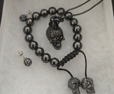 Skull jewelry set