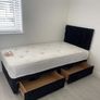 Brand New 3ft Single Divan Beds With Optional Drawers And Tufted Memory Foam Mattresses Instock. Multiple Headboard Designs Available Image 8