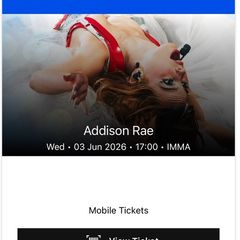Addison Rae gold circle x2