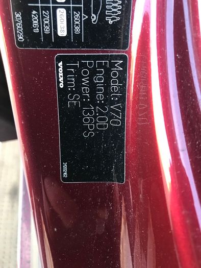 Volvo v70, braking