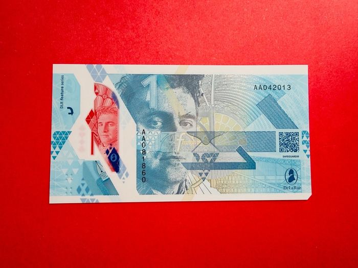 Test  Banknote  Polymer Plastic   Thomas  De La  Rue. 1793 - 1866( Uncirculated )